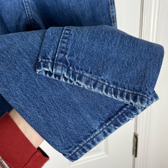 Vintage 80’s Lee USA Tapered Baggy Leg Pleated High Waisted Mom Jeans Sz 9P - Picture 4 of 9